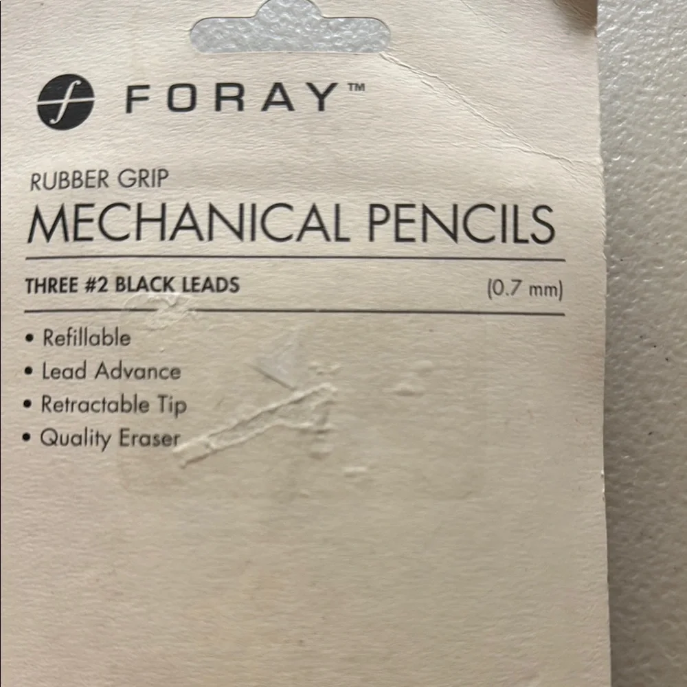 2 Packs - Foray 6-Pack 0.7mm Mechanical Pencil Set Assorted Colors Rubber Grip